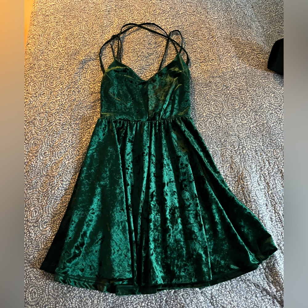 Velvet like dress